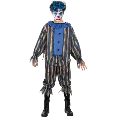 Afbeelding van FUNIDELIA Enge Clown Kostuum voor mannen Maat: XL