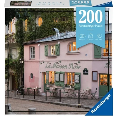 Afbeelding van Ravensburger Puzzel moment 200 delen huis roze voor kinderen, 400556132713