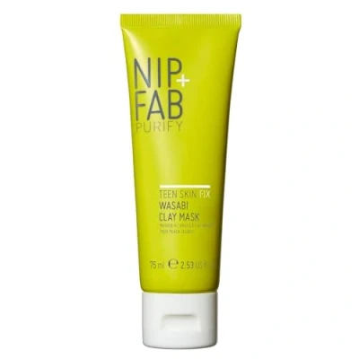 Afbeelding van Nip+Fab TEEN SKIN FIX Wasabi CLAY MASK 75ML Masker, Maat: 75 ml,