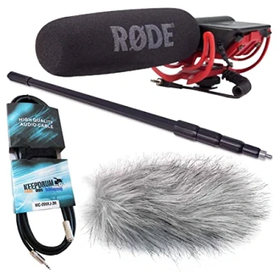 Afbeelding van Rode Videomic Rycote Keepdrum bundel MPB03 3 m + windscherm WSWH mini jack