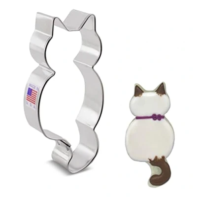 Afbeelding van Ann Clark Cookie Cutters Schattige katjes, 10,2 cm