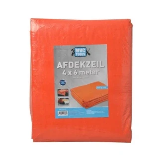 Afbeelding van Afdekzeil Gardalux 4 x 6 m (150 gr/ m², Oranje, Waterdicht)