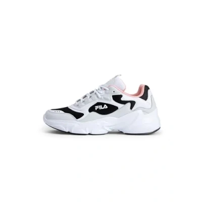Afbeelding van Fila Collene Sneakers laag, Dames, Maat: 38, Black/gray/violet Imitatieleer/ textiel