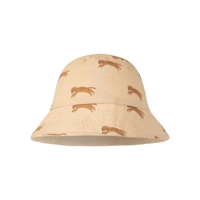 Afbeelding van Swim Essentials Bruin Luipaard UV Omkeerbaar Zonnehoedje 0 1 jaar