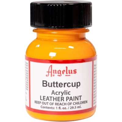 Afbeelding van Angelus Leather Acrylic Paint textielverf voor leren stoffen acrylbasis Buttercup 29,5ml