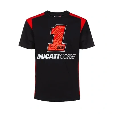 Afbeelding van Pecco Ducati Bagnaia T shirt voor heren, zwart, XXL