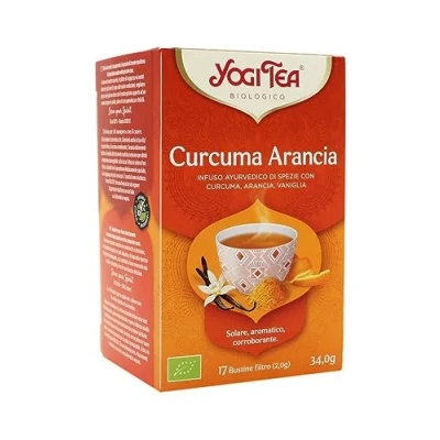 Afbeelding van yogi Tea thee kurkuma oranje 17sob 1 stuk 500 g