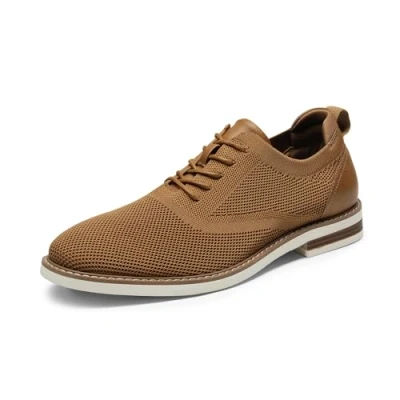 Afbeelding van Bruno Marc Herenstadsschoenen Derbys, ademend, licht, formele kleding, met veters, Oxford, voor mannen, bruiloft, kostuum, Bruin