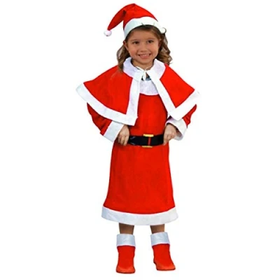Afbeelding van Kostuums voor Kinderen 69208 7 9 Jaar Rood Kerstmis (4 Onderdelen)