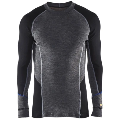 Afbeelding van Blaklader Onderhemd 100% Merino WARM 4897 1732 Medium Grijs/Zwart M