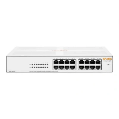 Image de HPE Aruba Instant On 1430 16G Class4 PoE 124W Switch Commutateur non géré 16 x 10/100/1000 (PoE Class 4) de bureau Montable sur rack fixation murale (124 W) BTO