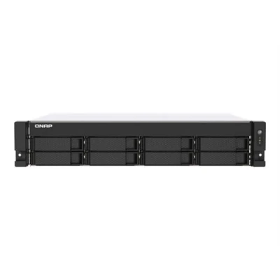 Image de QNAP TS 873AeU RP Serveur NAS 8 Baies rack montable SATA 6Gb/s RAID 0 1 5 6 10 50 JBOD 60 RAM 4 Go 2.5 Gigabit Ethernet iSCSI support 2U