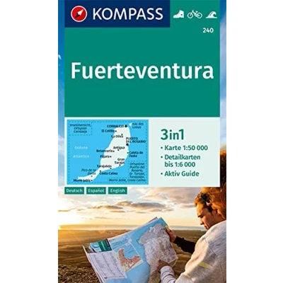 Afbeelding van Kompass Wanderkarten WK240 Fuerteventura