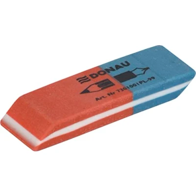 Afbeelding van DONAU 7301001 99/2B Premium rubberen gum voor potloden en balpennen, 57 x 19 8 mm, 2 stuks