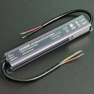 Afbeelding van Alinana LED voeding 12V 60W IP67 waterdicht 230V naar universele voor MR16 lampstrips constante spanning DC 0 5A