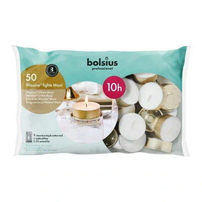 Afbeelding van Bolsius Waxine Lichten 50stuks