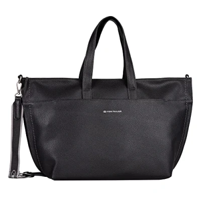 Afbeelding van TOM Tailor Arlene Shopper Schwarz black, Dames, Maat: One Size, black