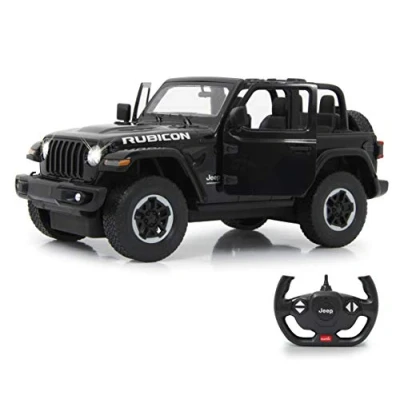 Afbeelding van Rastar Rc Jeep Wrangler Jl Jongens 2,4 Ghz 1:14 Zwart