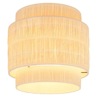 Afbeelding van Papper plafondlamp, natuurlijke kleur, Ø 30 cm, raffia, E27