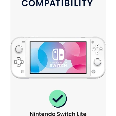 Afbeelding van kwmobile Siliconen hoesje geschikt voor Nintendo Switch Lite Zachte bescherm skin geel