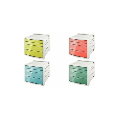 Image de Esselte Module de classement Colour&#039;Ice, 4 tiroirs, bleu