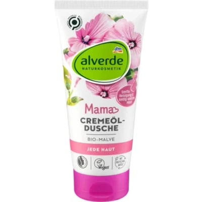 Afbeelding van Alverde NATURKOSMETIK Douchecrème Mama geluk (200 ml)