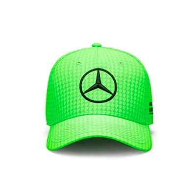 Afbeelding van Mercedes AMG Petronas Formula One Team Lewis Hamilton Kinderpet 2023, Neon Groen