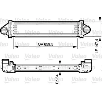 Afbeelding van Valeo Interkoeler 818240