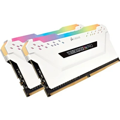 Afbeelding van Corsair Vengeance RGB PRO 16GB (2x8GB) DDR4 2666MHz C16 XMP 2.0 Enthousiast LED verlichting geheugenset 3600 MHz. 2x8GB Weiß