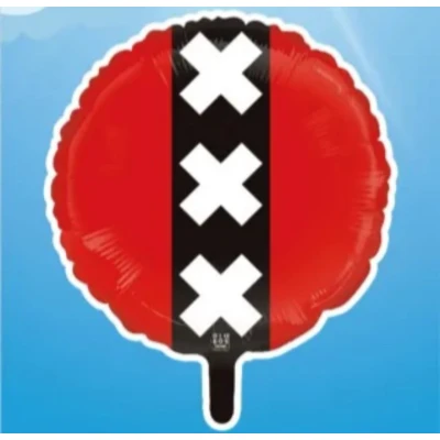Afbeelding van Helium Ballon Amsterdam 46cm per stuk
