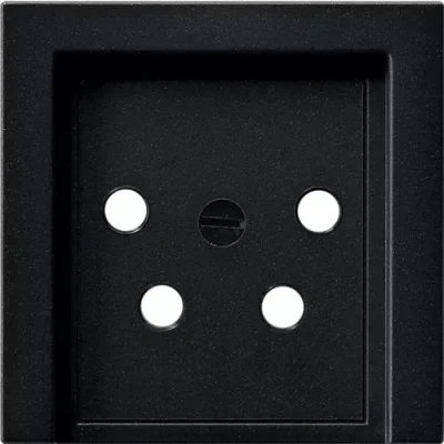 Afbeelding van Gira centraalplaat PTT Mat Zwart 0279005