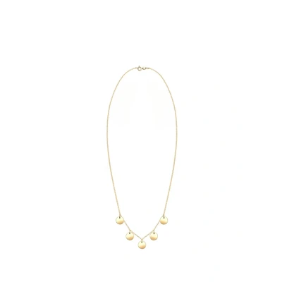 Afbeelding van Elli Coins Basic Ketting goldcoloured, Dames, Maat: 45, Gold coloured
