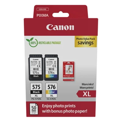 Image de Canon Pg 575xl / Cl 576xl Photo Value Pack (5437c006)