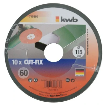 Afbeelding van kwb 715860 Schuurpapier voor schotelschuurapparaat Korrelgrootte (num) 60 (Ø) 115 mm 10 stuk(s)