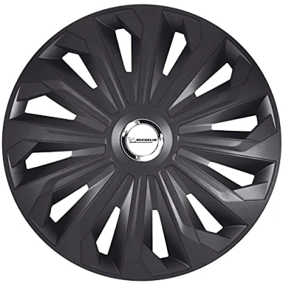 Afbeelding van Michelin Fabienne Wieldoppenset, 4 delig, 33,02 cm (13 inch) met N.V.S reflectorsysteem, zwart