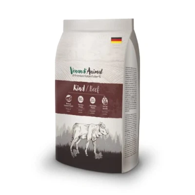 Afbeelding van 1,5kg Venandi Animal Rundvlees Kattenvoer droog
