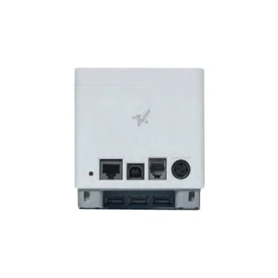 Image de Star mC Print2 MCP21 LB WT E+U Imprimante de reçus thermique direct Rouleau (5,8 cm) 203 dpi jusqu&#039;à 100 mm/sec USB, LAN, Bluetooth, hôte Lightning outil coupe blanc