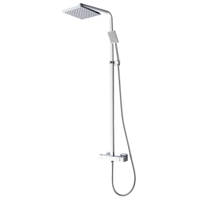 Afbeelding van Xellanz Rombo eco thermostatische regendoucheset opbouw chroom