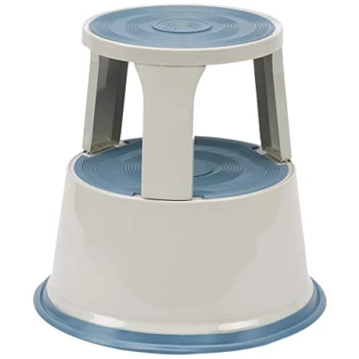 Image de WEDO Tabouret marchepied, en métal, gris lumière / RAL 7035