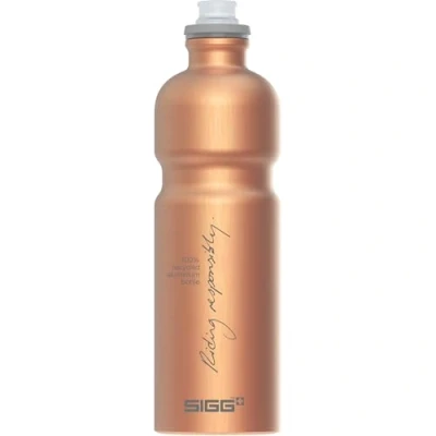 Afbeelding van SIGG Move MyPlanet™ drinkfles Sport Copper (0,75 l), luchtdichte voor fietsen, lichte fietsfles van aluminium, gemaakt in Zwitserland