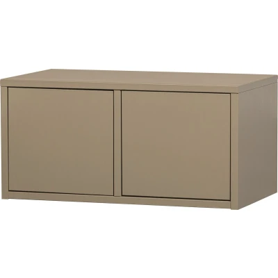 Afbeelding van WOOOD Turner Opbergbank Grenen Mud 39x80x44