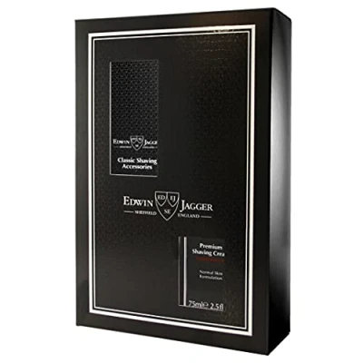 Afbeelding van Edwin Jagger Safety Razor zwart &amp; Scheercrème