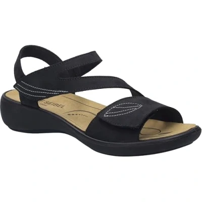 Afbeelding van Josef Seibel Ibiza Sandalen, Dames, Maat: 37, Schwarz Schoenen