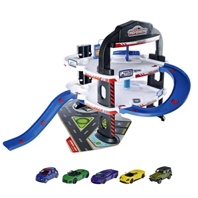 Afbeelding van Majorette Urban Garage met 5 auto&#039;s