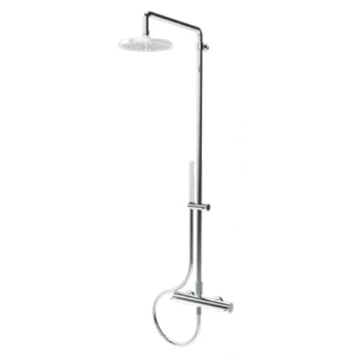 Afbeelding van Waterevolution Flow douchecombinatie met regendouche RVS 250mm T141N25IE