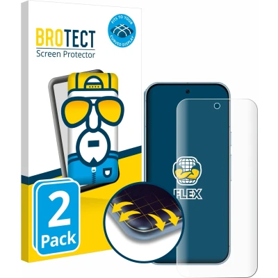 Afbeelding van BROTECT Screenprotector voor Google Pixel 9 Pro XL Folie Beschermfolie transparant volledig dekking (2 Stuks)