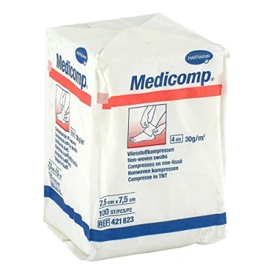 Afbeelding van Medicomp Hartmann niet steriel 7,5 x cm 1 zak van 100 stuks