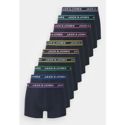 Afbeelding van Jack &amp; Jones Jaclime Solid Trunks 10 PACK Onderbroeken, Heren, Maat: XXL, Navy blazer