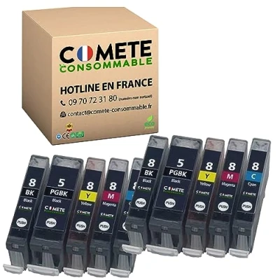 Image de COMETE 202XL Multipack 10 Cartouches d’encre Compatible Epson 202 XL Marque française