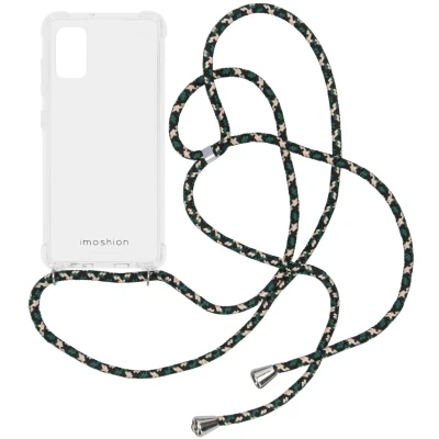 Afbeelding van imoshion Backcover met koord voor de Samsung Galaxy A41 Green Multi Color